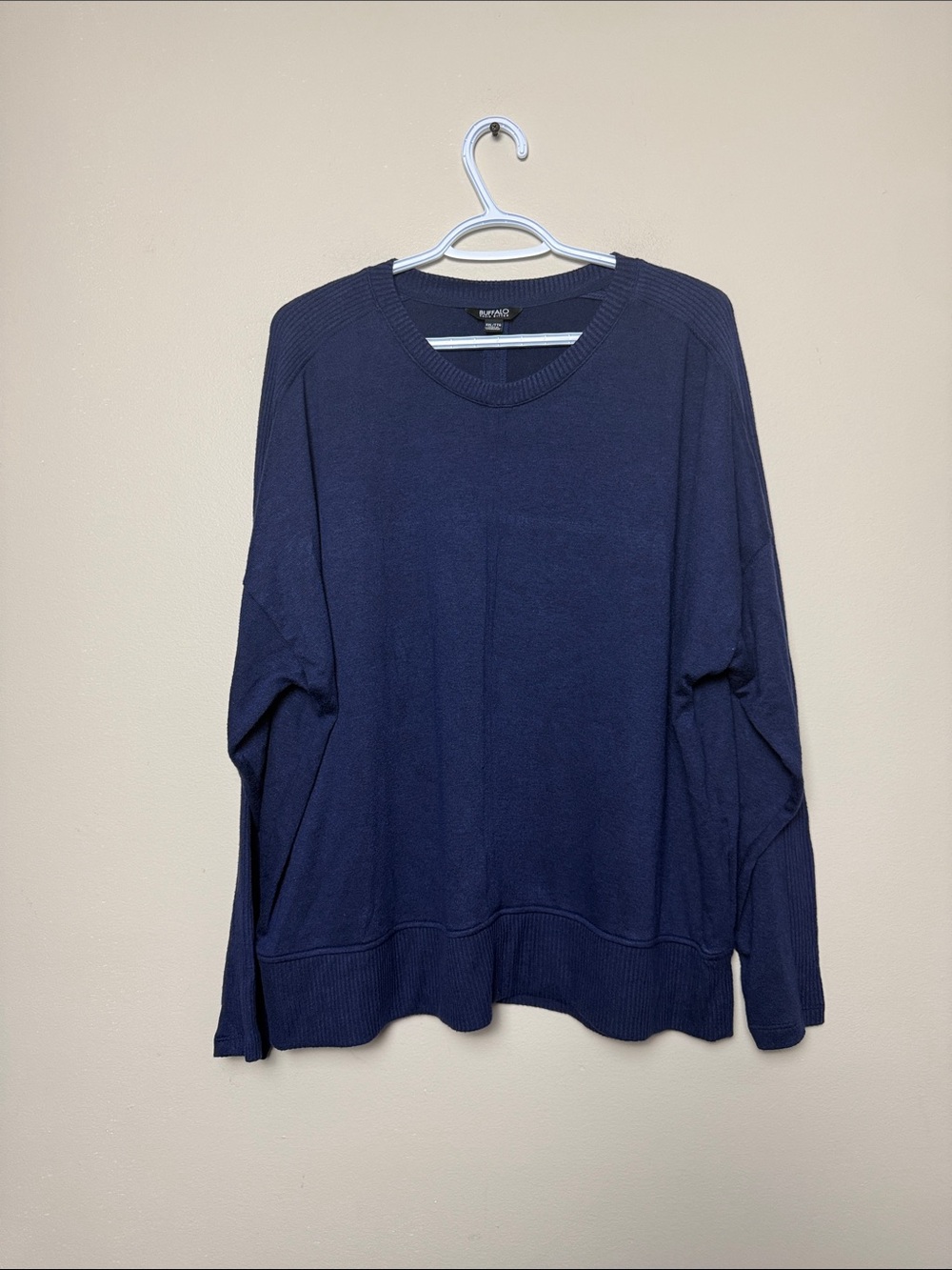 Buffalo David Bitton Deep Navy Crewneck Sweater size XXL